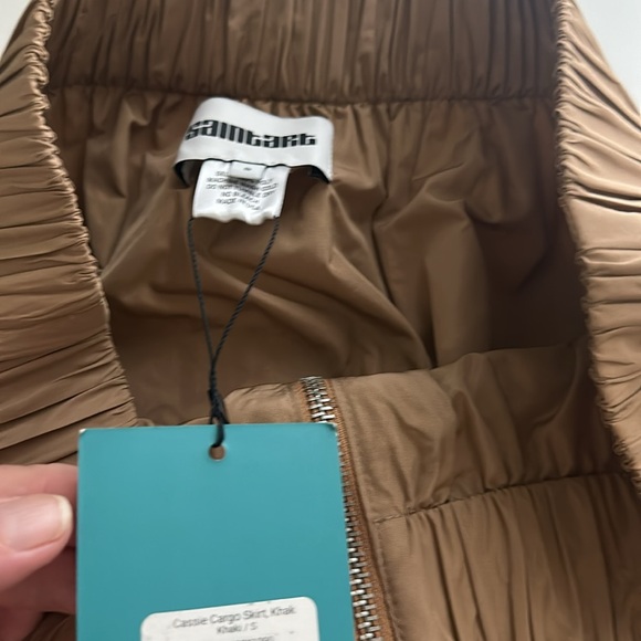 Saint Art New York CASSIE CARGO SKIRT, KHAKI S - Picture 2 of 3